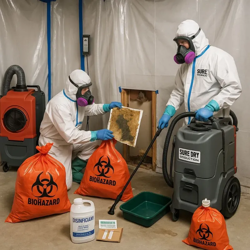 Contaminated Water Handling Protocols process in Burt, MI