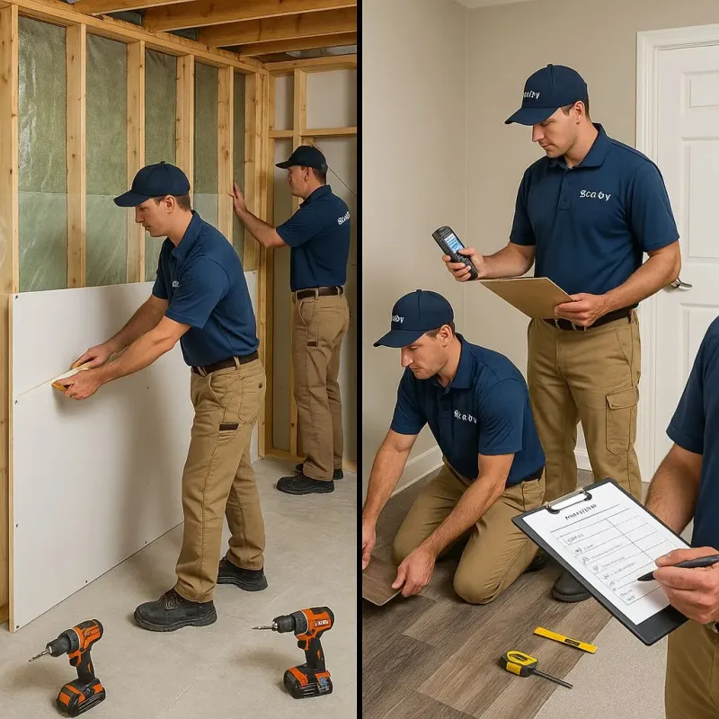 Repairs and Reconstruction process in Burt, MI