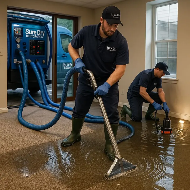 Water Extraction and Removal process in Burt, MI